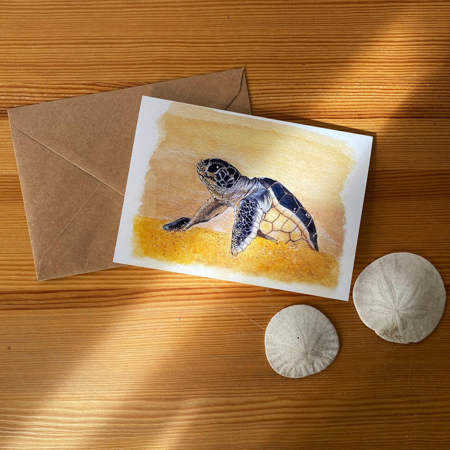 Baby Sea Turtle- Greeting Card