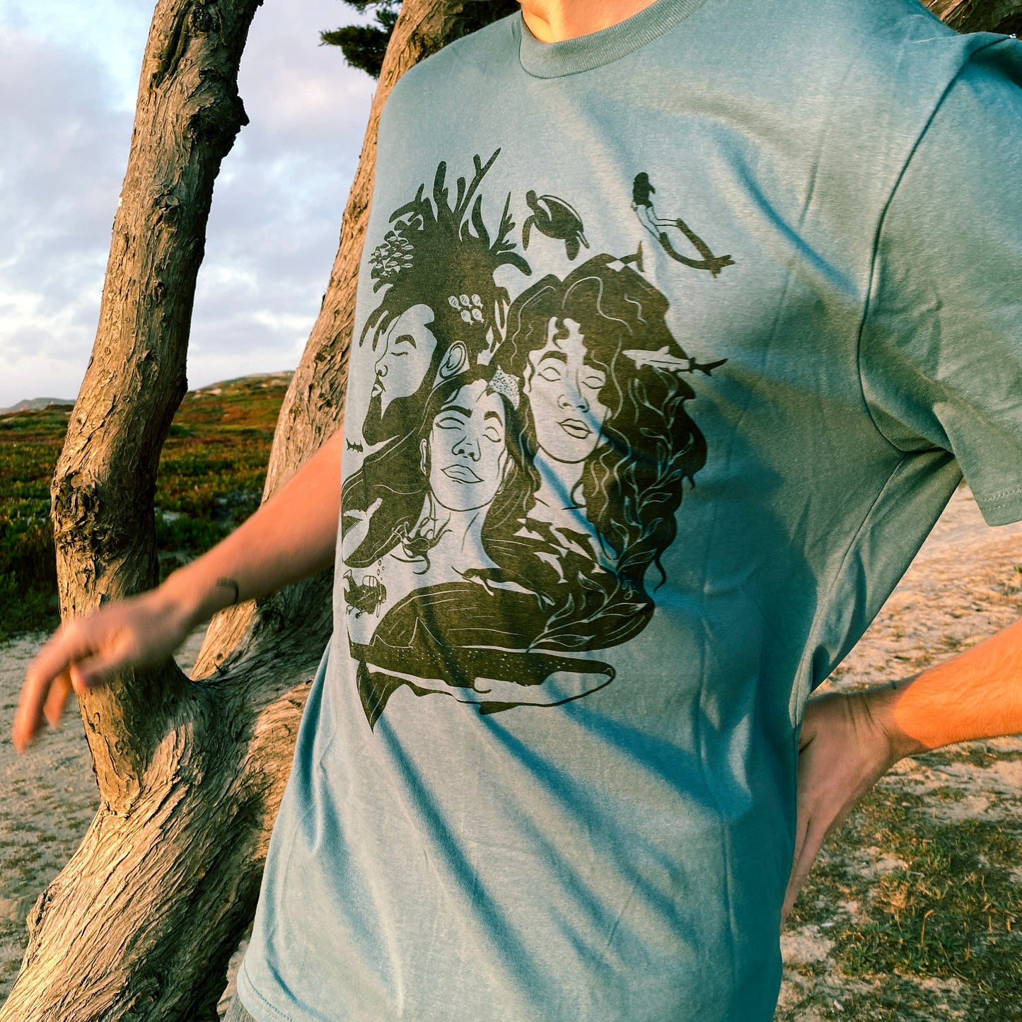 Biodiversity - Oceanic Teal - T-Shirt