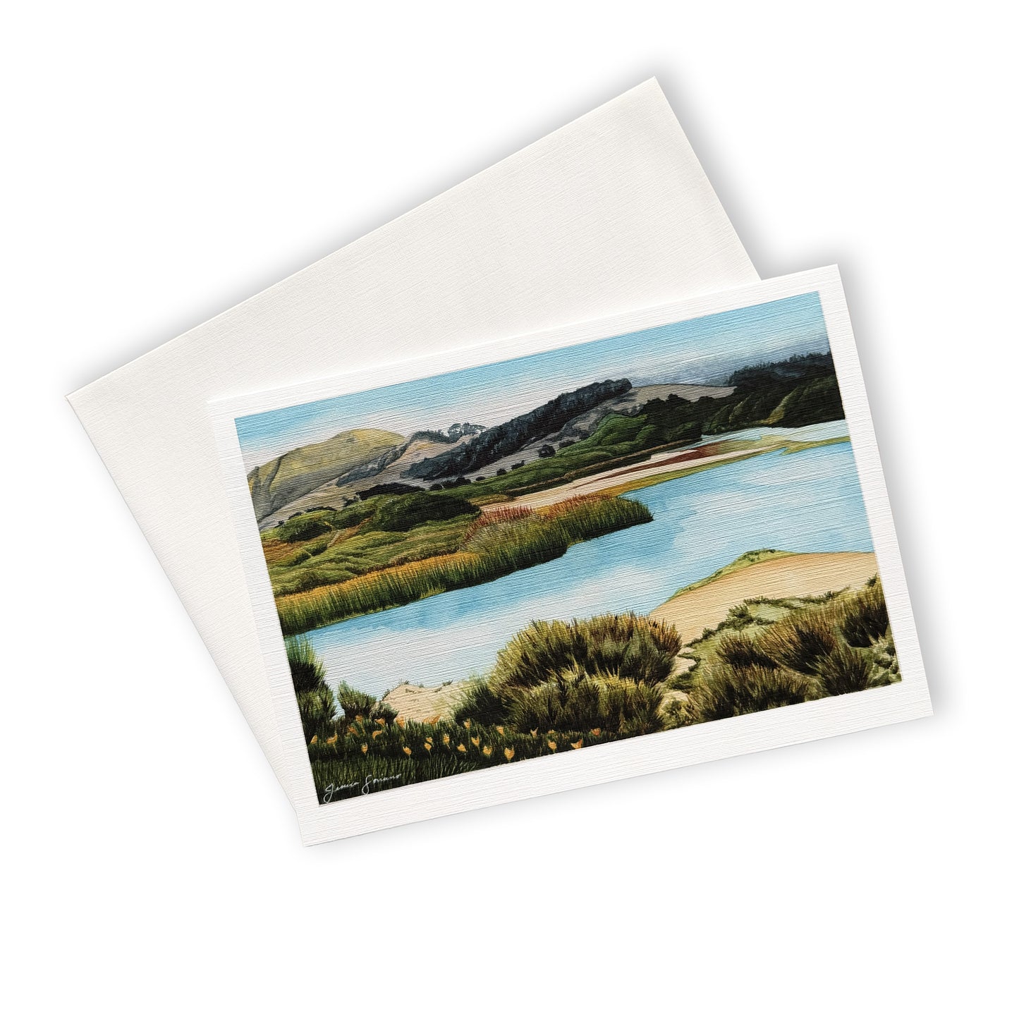 Carmel River State Beach - Greeting Card