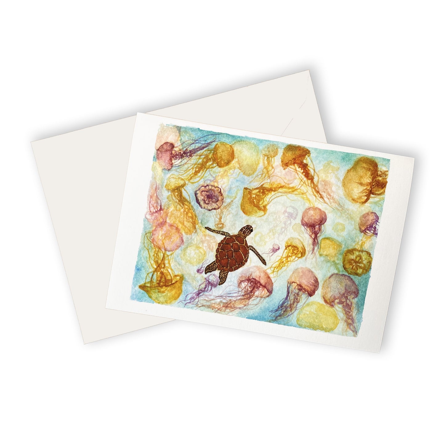 Jellyfish Daydream - Greeting Card