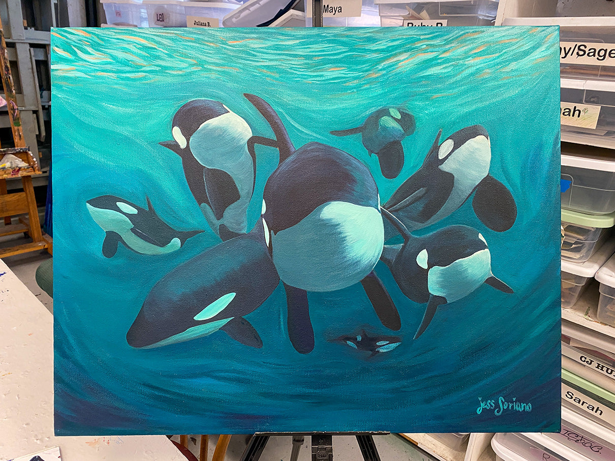 Orca Dreams Original Painting