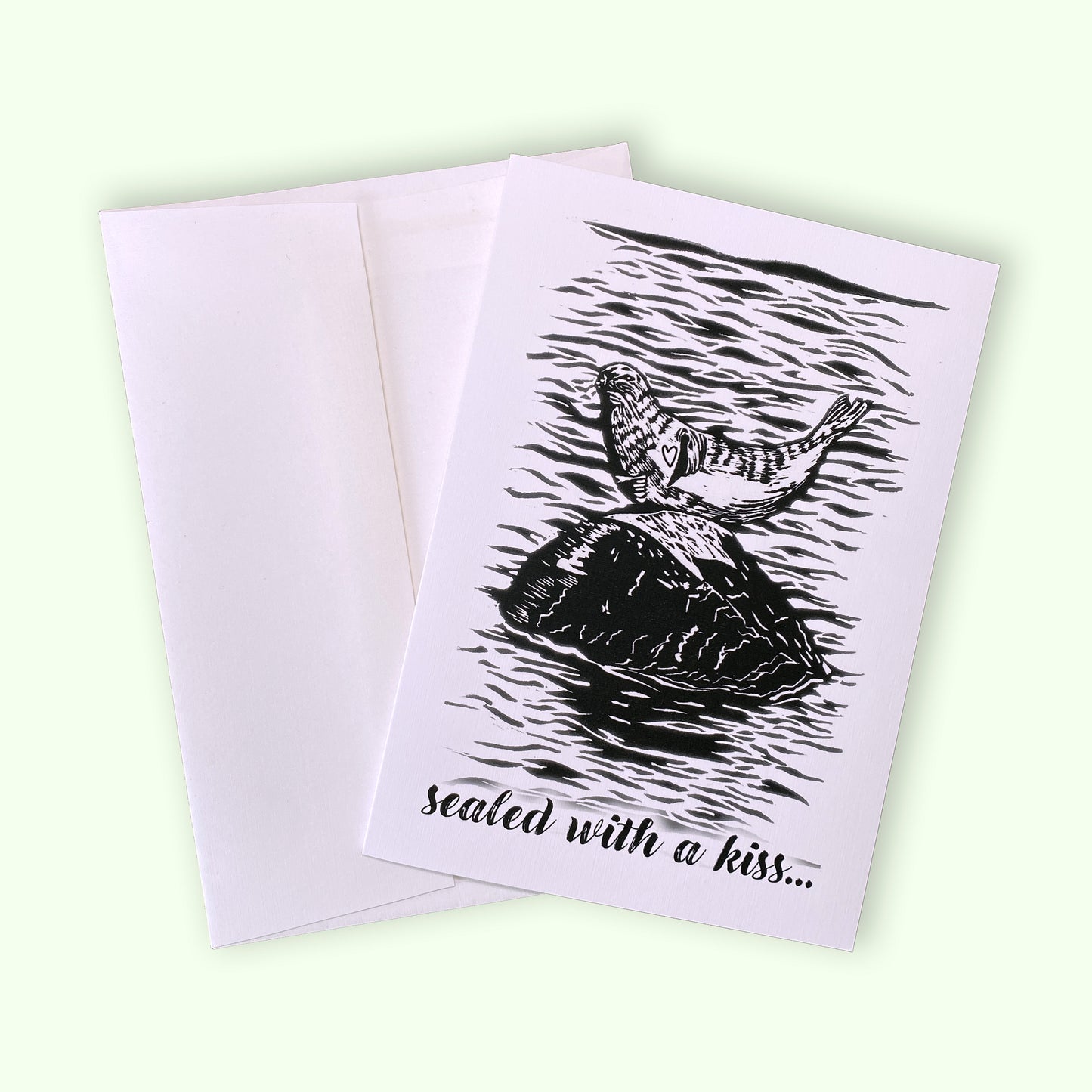 Harbor Seal - Greeting Card