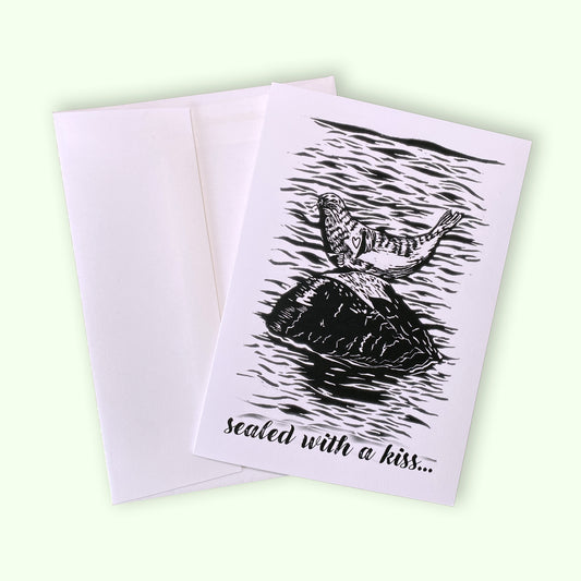 Harbor Seal - Greeting Card