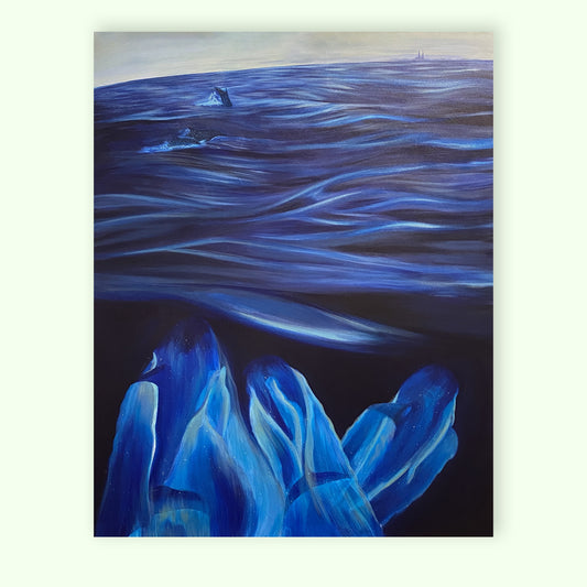 Swimming Through Bioluminescence