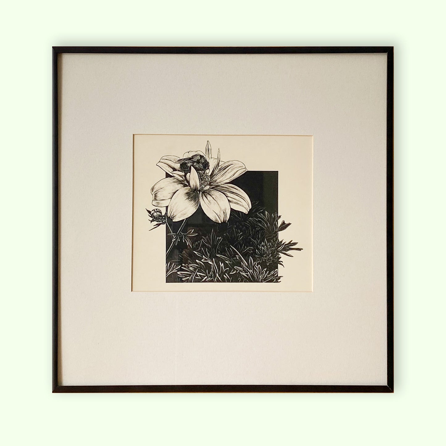 Friends with Benefits: Original Scratchboard Piece