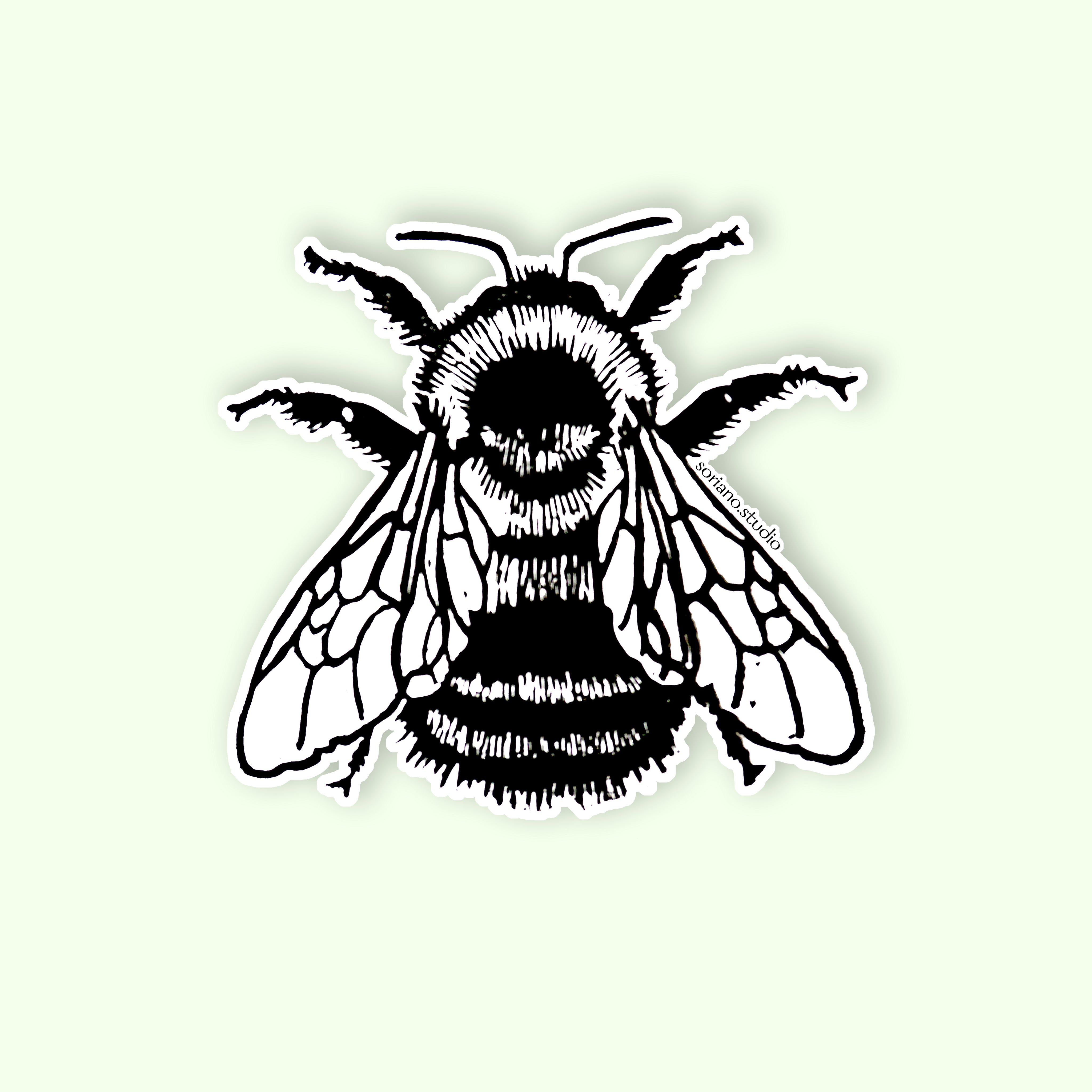 Bumble Bee Sticker – Gingiber