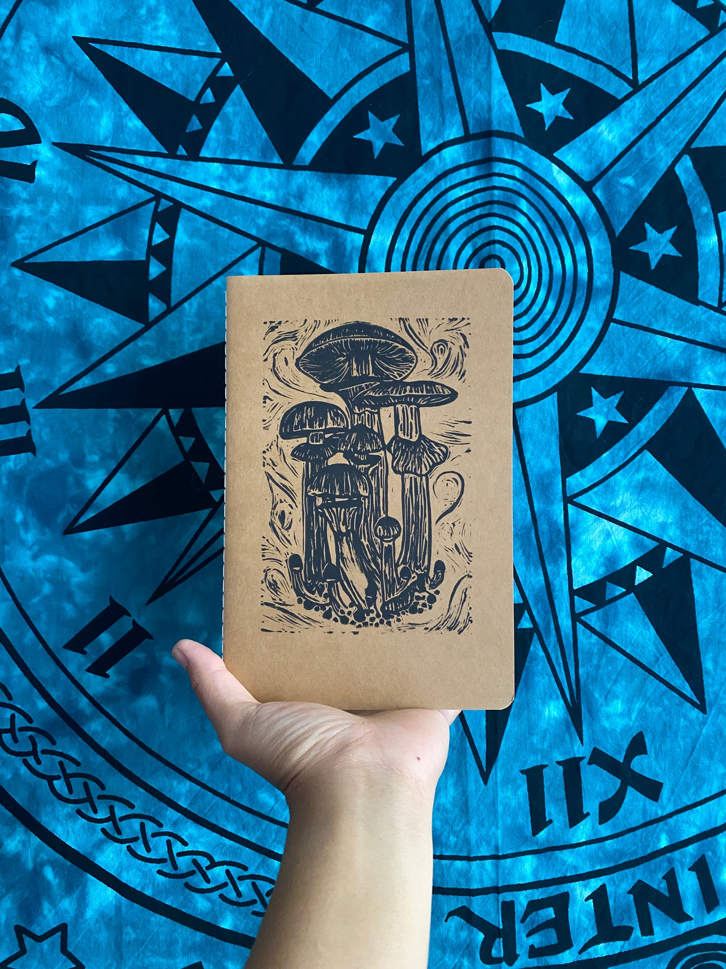 Hand-Printed Unlined Softcover Notebooks
