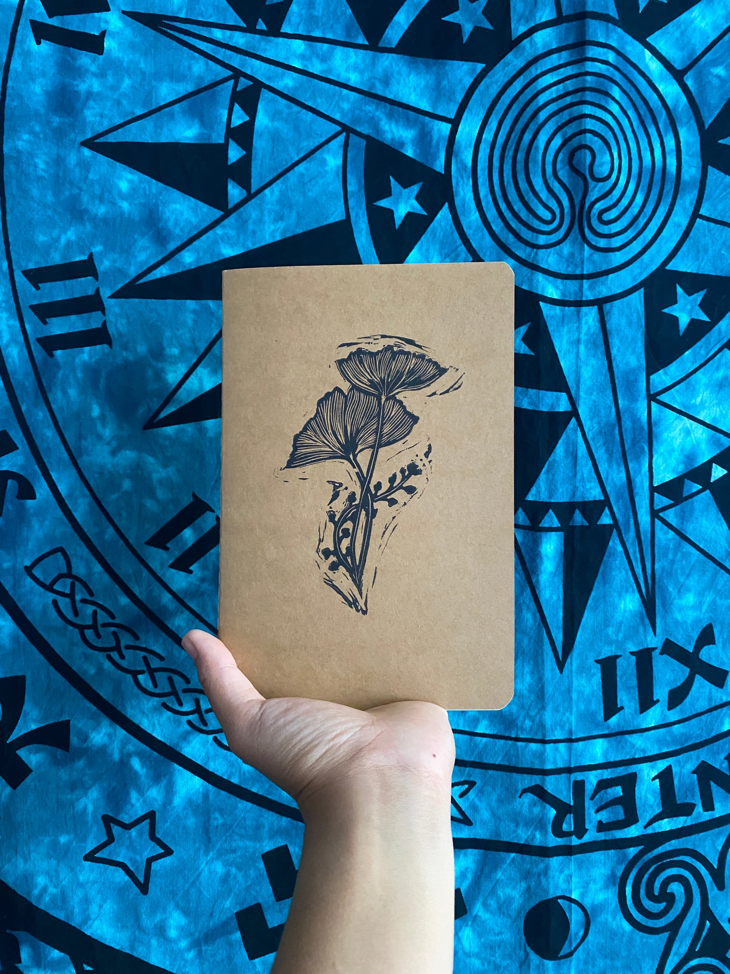 Hand-Printed Unlined Softcover Notebooks