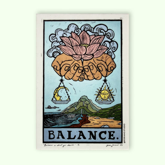 BALANCE sticker