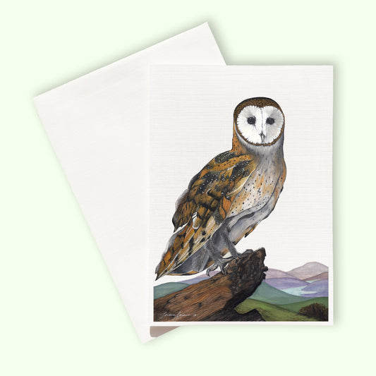 Barn Owl - Greeting Card