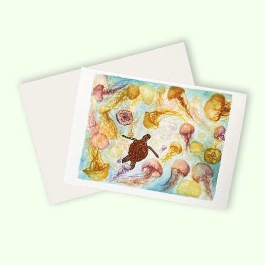 Jellyfish Daydream - Greeting Card