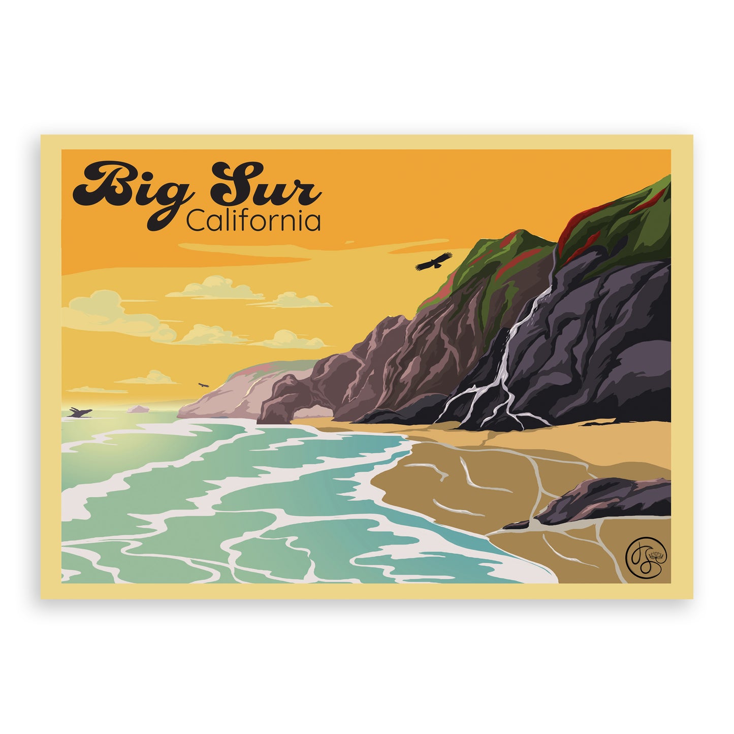 Big Sur Travel Poster