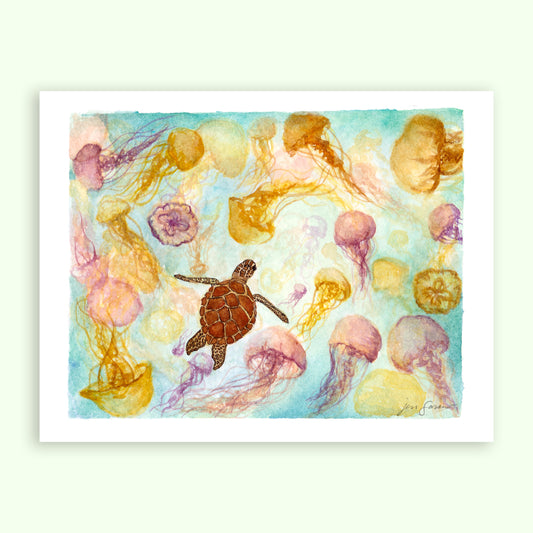 Jellyfish Daydream Giclée Print