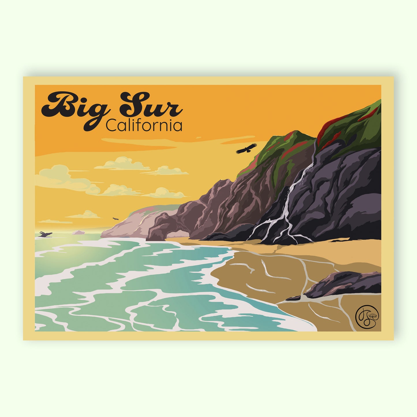 Big Sur Travel Poster